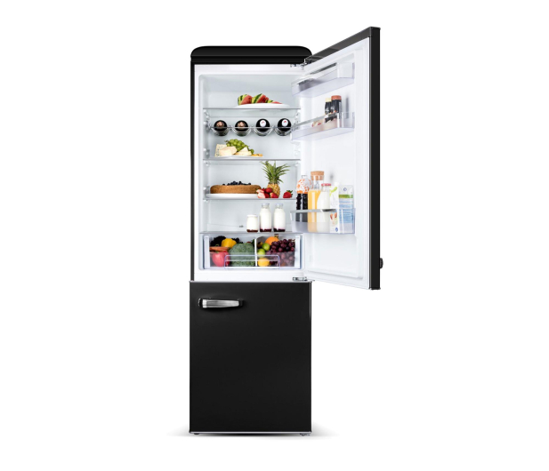 Lodówka ETA Storio 253290020E 192cm Czarna Retro 300L - 1522783 - zdjęcie 4